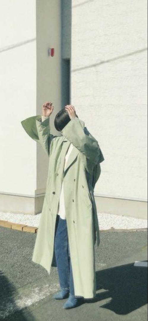 CLANE Back Frill Trench Coat Trench