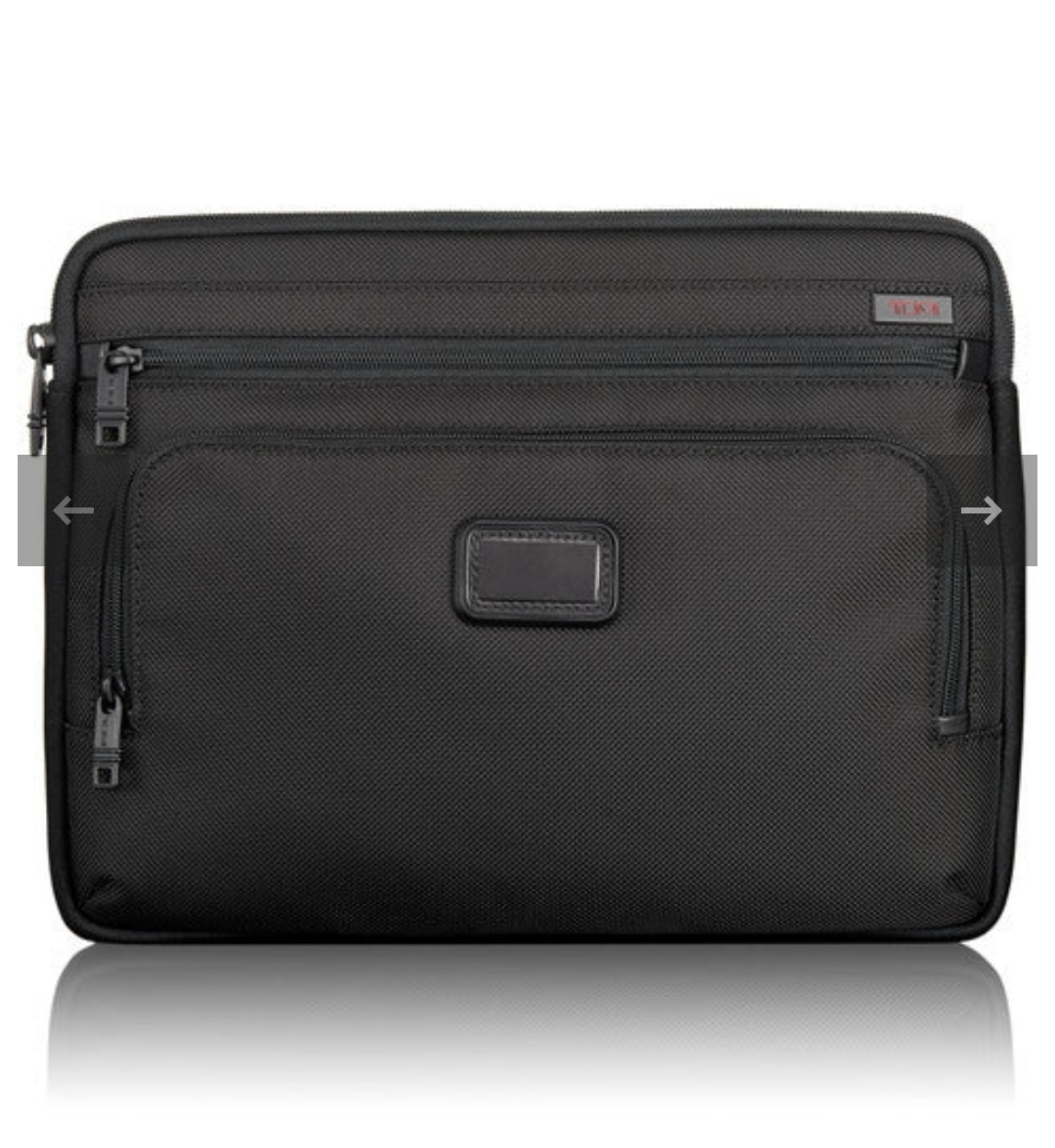 TUMI Alpha Ballistic Business Men's Medium Laptop Cover - Black