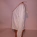 Victoria Secret PINK Full Zip Hoodie Crop Top Small Cream Long Sleeve Solid New