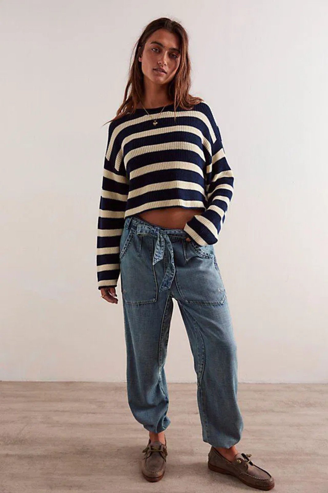 NWT We The Free Glitch Dropped Pull-On Jeans Size S