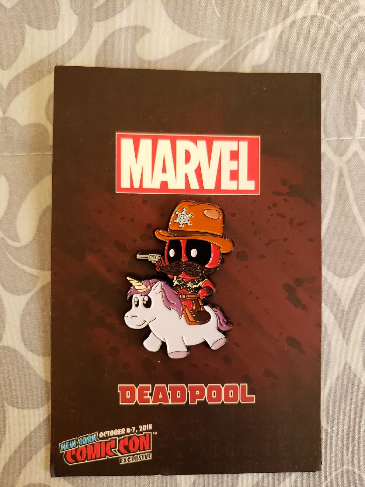 Marvel Deadpool NYC Comic Con Pin