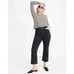 Madewell Women's Cali Demi Boot Plus Size 36 Black High-Rise Button-Front