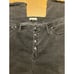 Madewell Women's Cali Demi Boot Plus Size 36 Black High-Rise Button-Front