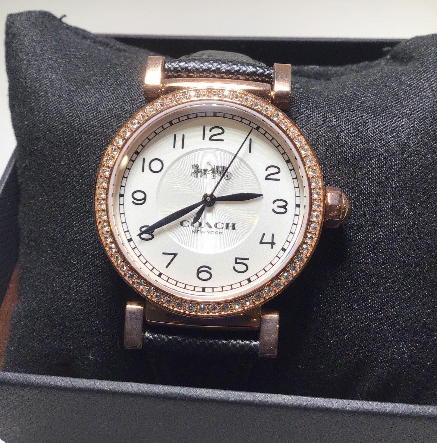COACH Madison Black/Gold Watch