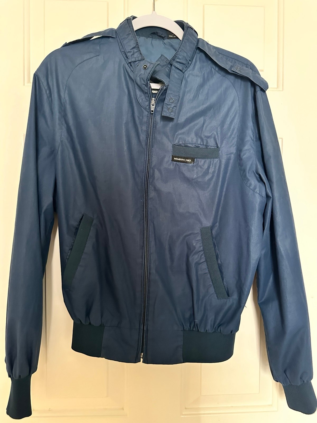 Blue Member’s Only Jacket