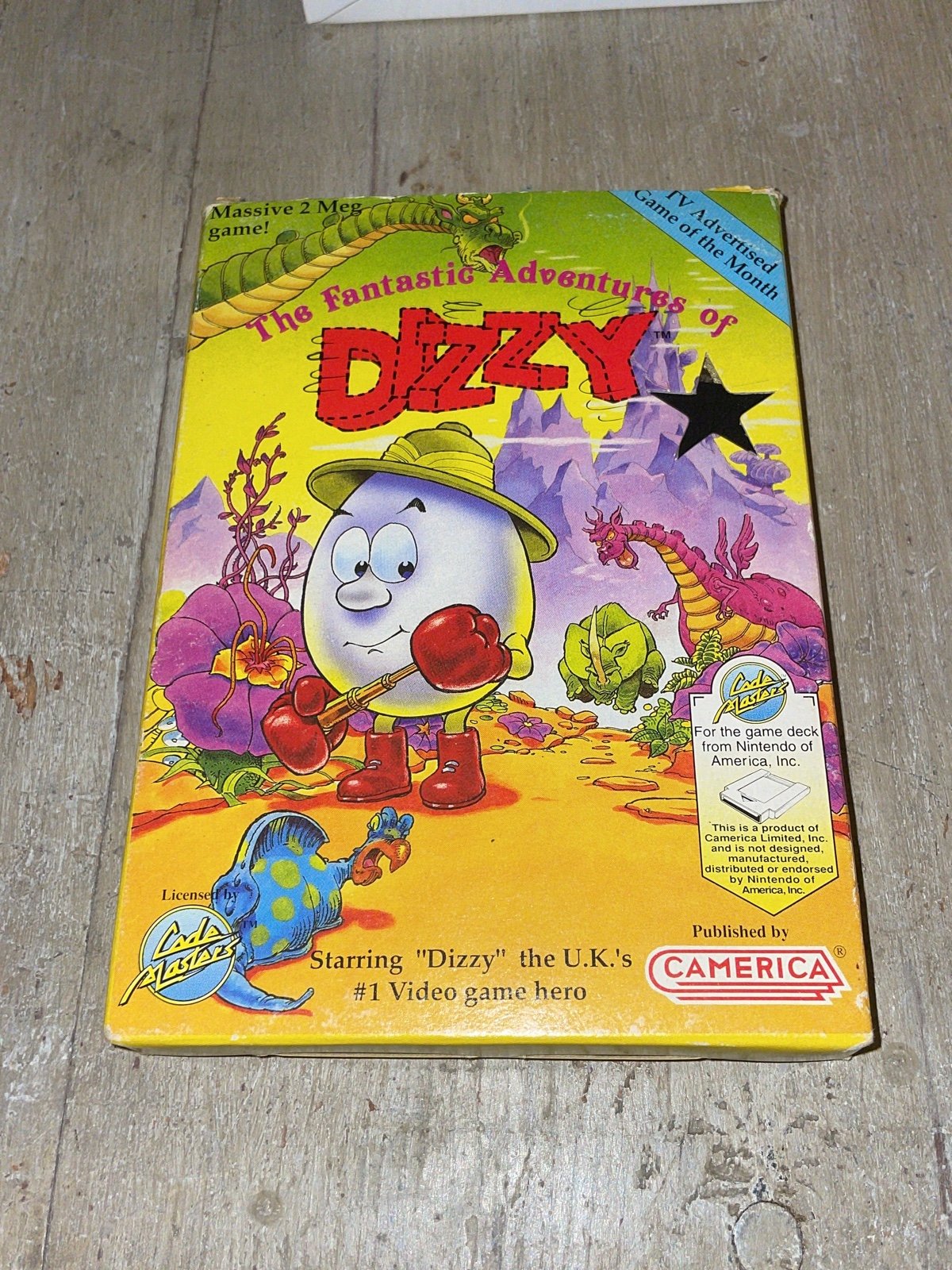 Fantastic Adventures of Dizzy for Nintendo NES CIB COMPLETE w Map!