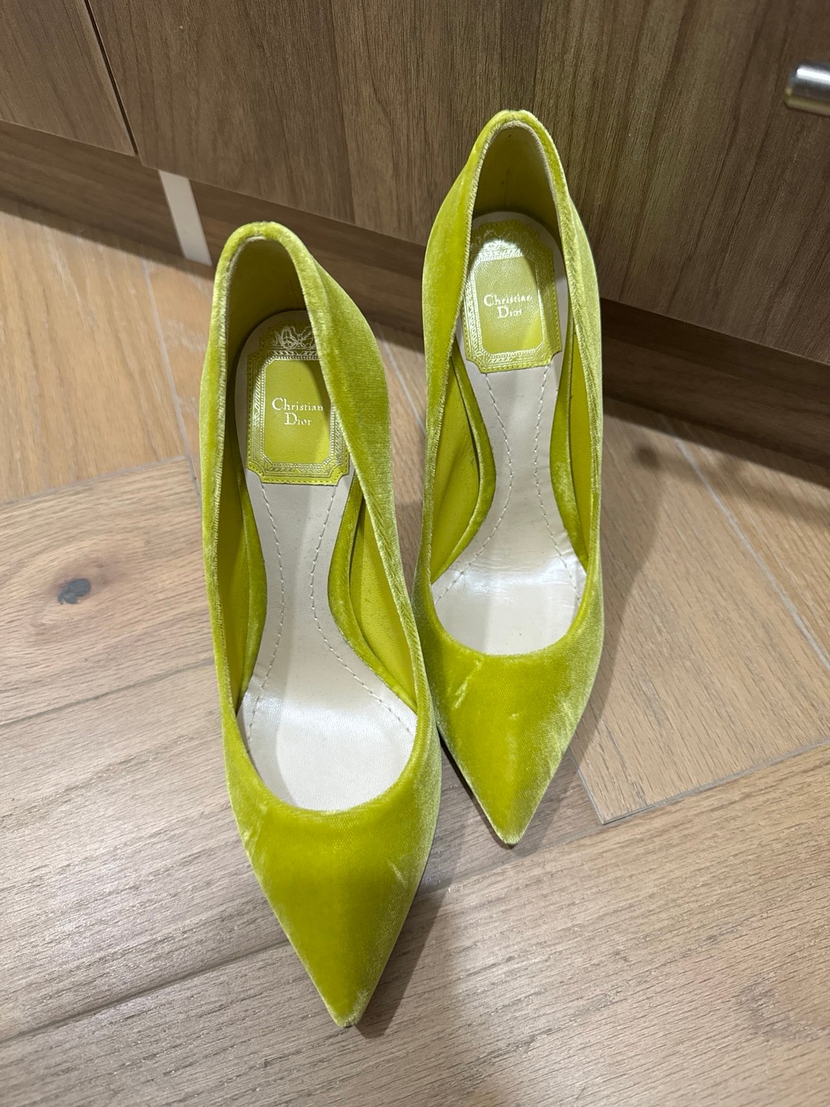 Christian Dior Velvet Pumps