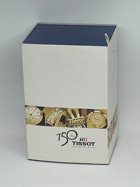 Authentic Tissot Swiss Watch 150 Years Hard Case Box Only w/ Booklets & Sleeves