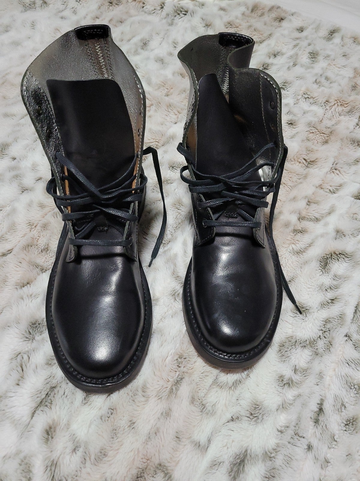 Alexander McQueen leather boots