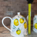 Teapot and Canister Lemon Set From Garce Teaware