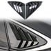 New 2023-2024 Honda Accord JDM Carbon Fiber Look Rear Side Window Louver Cover