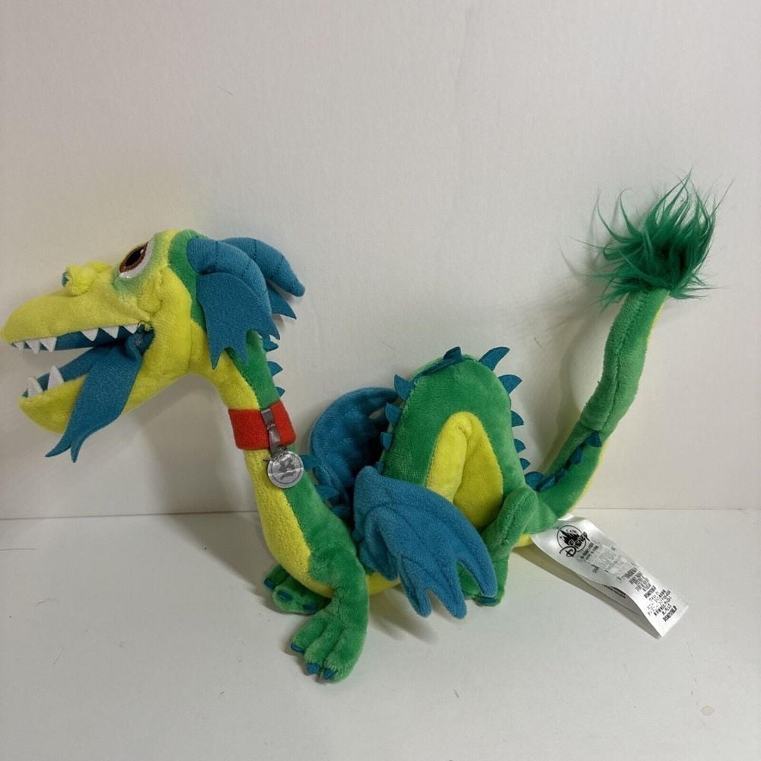 Onward BLAZEY the DRAGON 11" Green Plush Disney Store Stuffed Toy Pixar Genuine