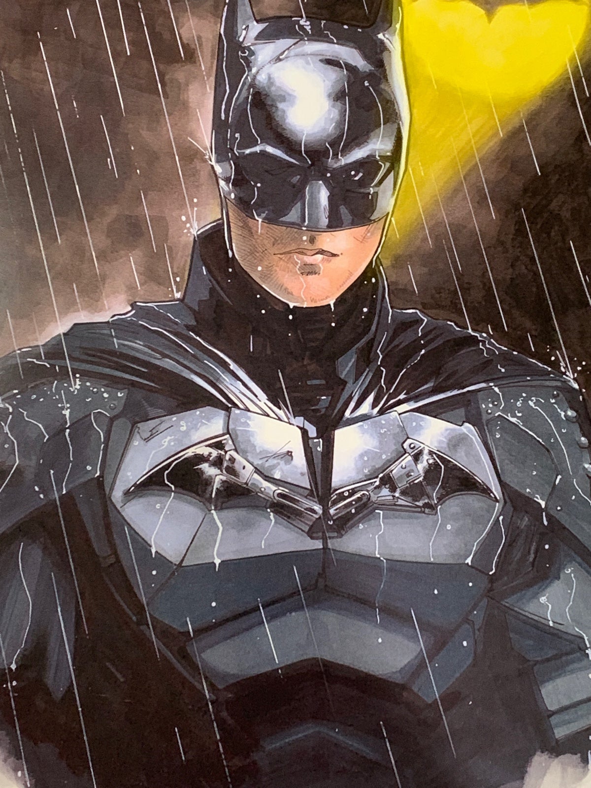 Tom Hodges Batman 11x17 Autographed Limited Edition