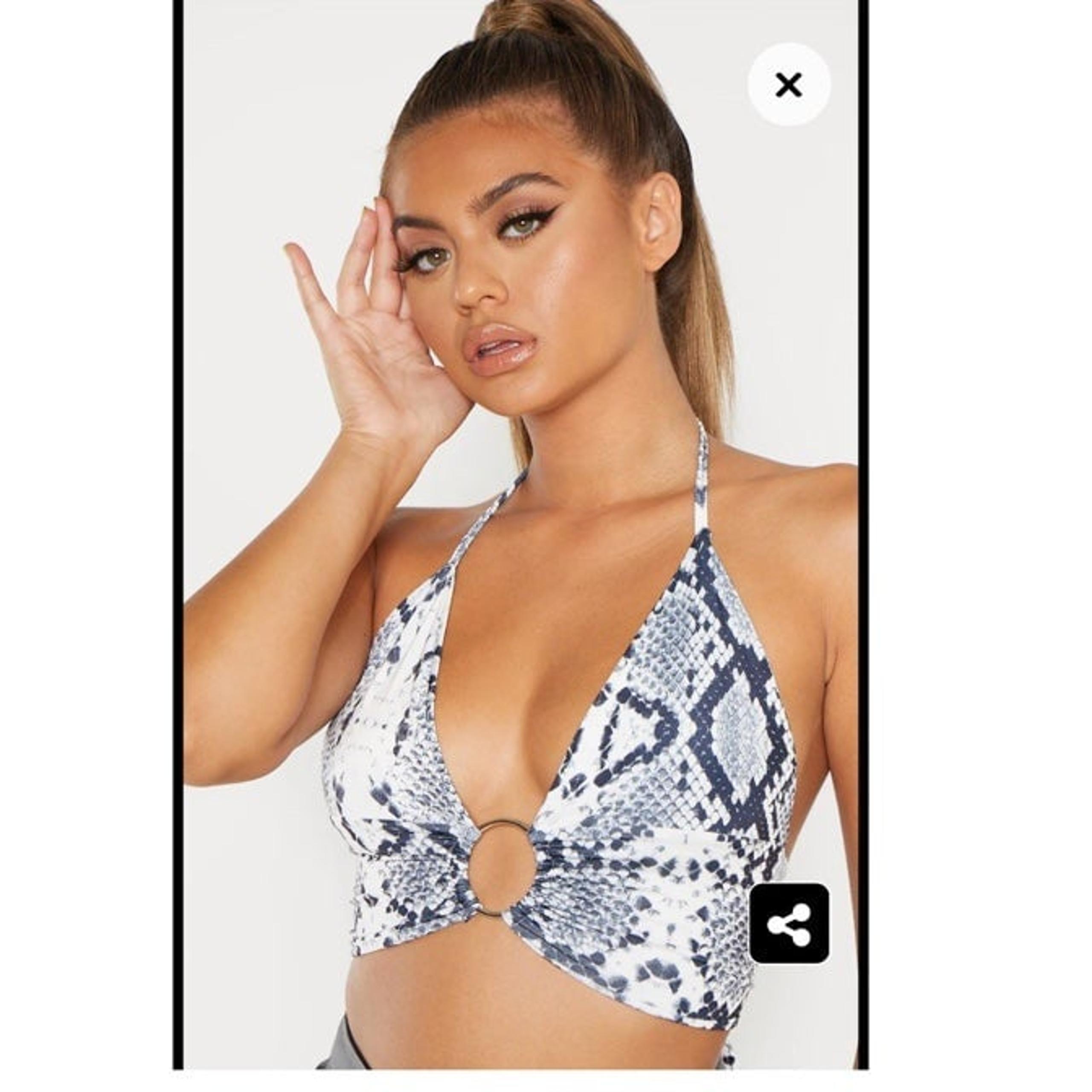 Snake Halter Top
