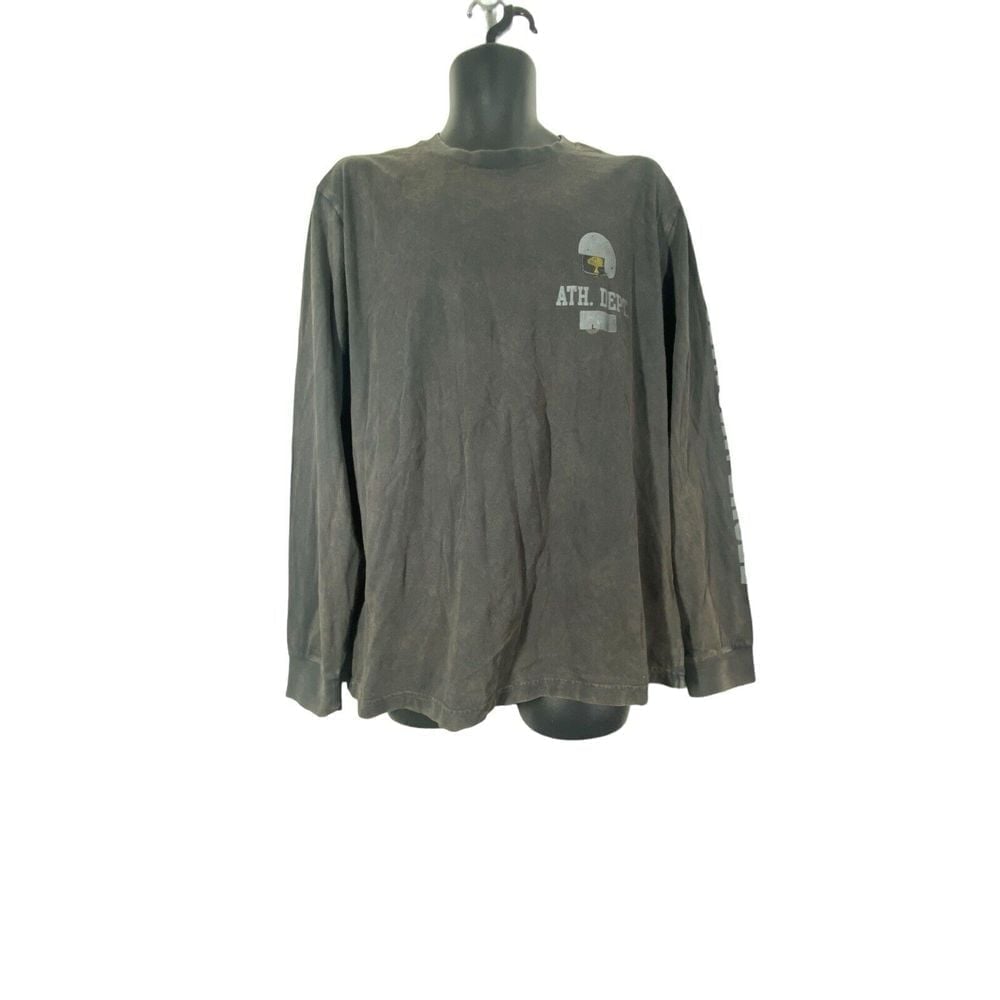 American Eagle Outfitters x Peanuts Mens Long Sleeve Shirt Grey Size Large