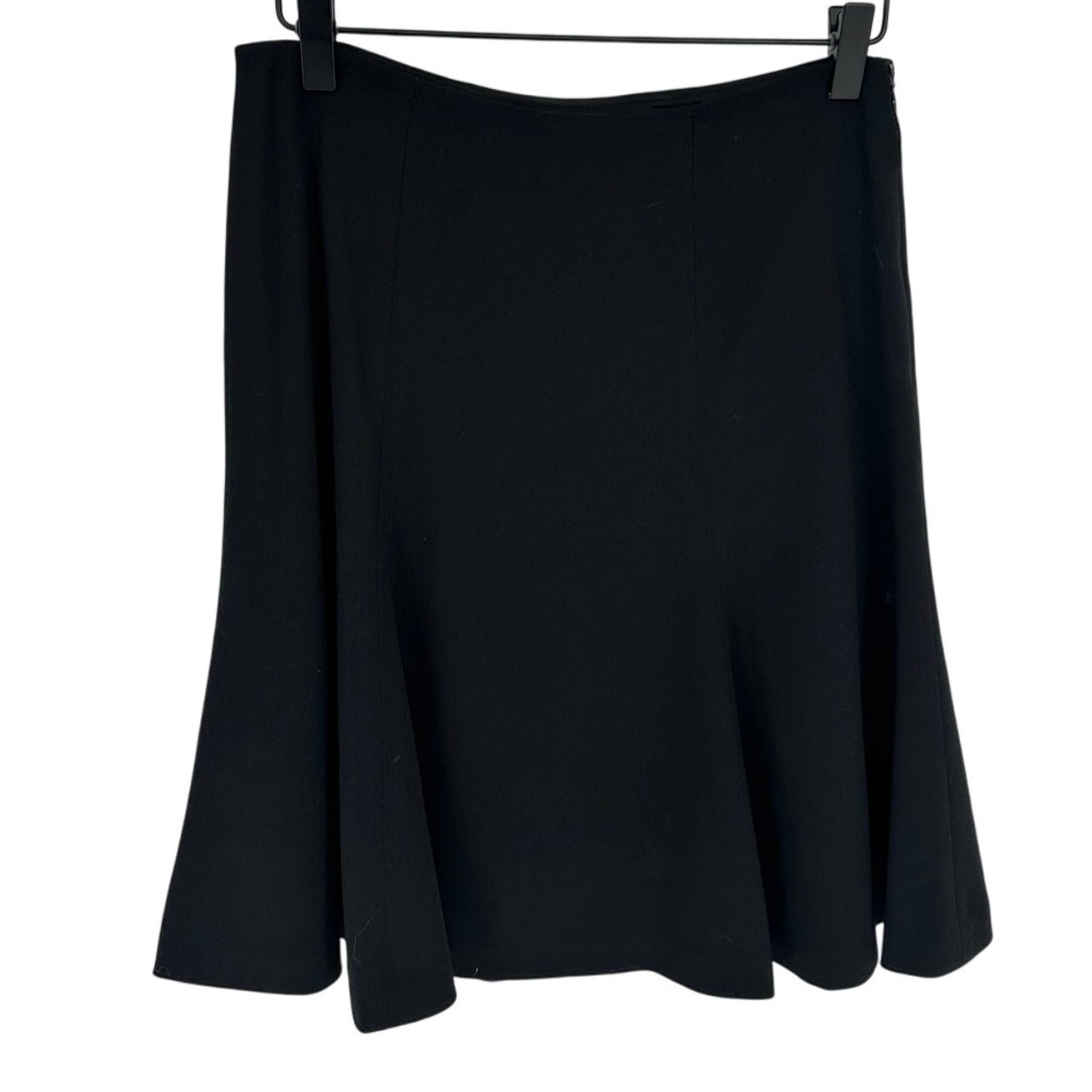 Trina Turk Mini Skirt Black A Line Pleated Office Workwear Academia Prep 0