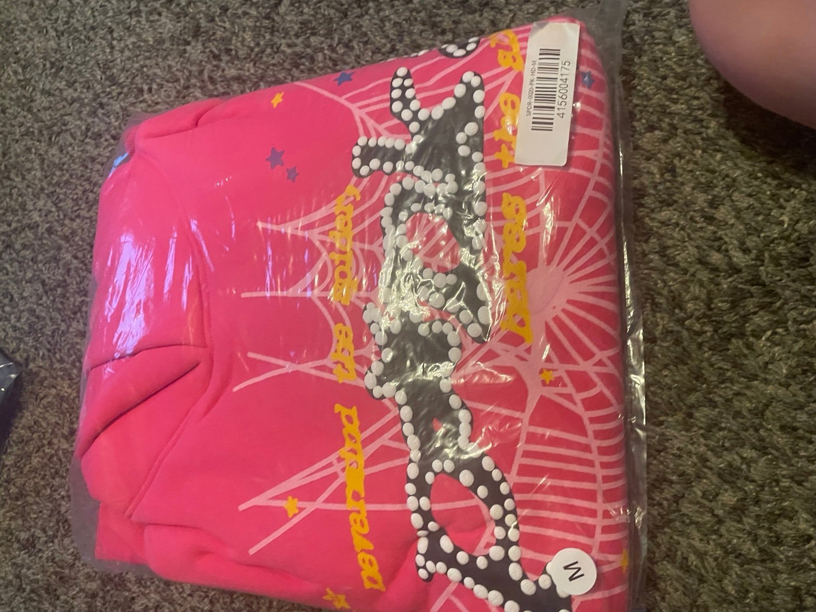 PINK sp5der hoodie