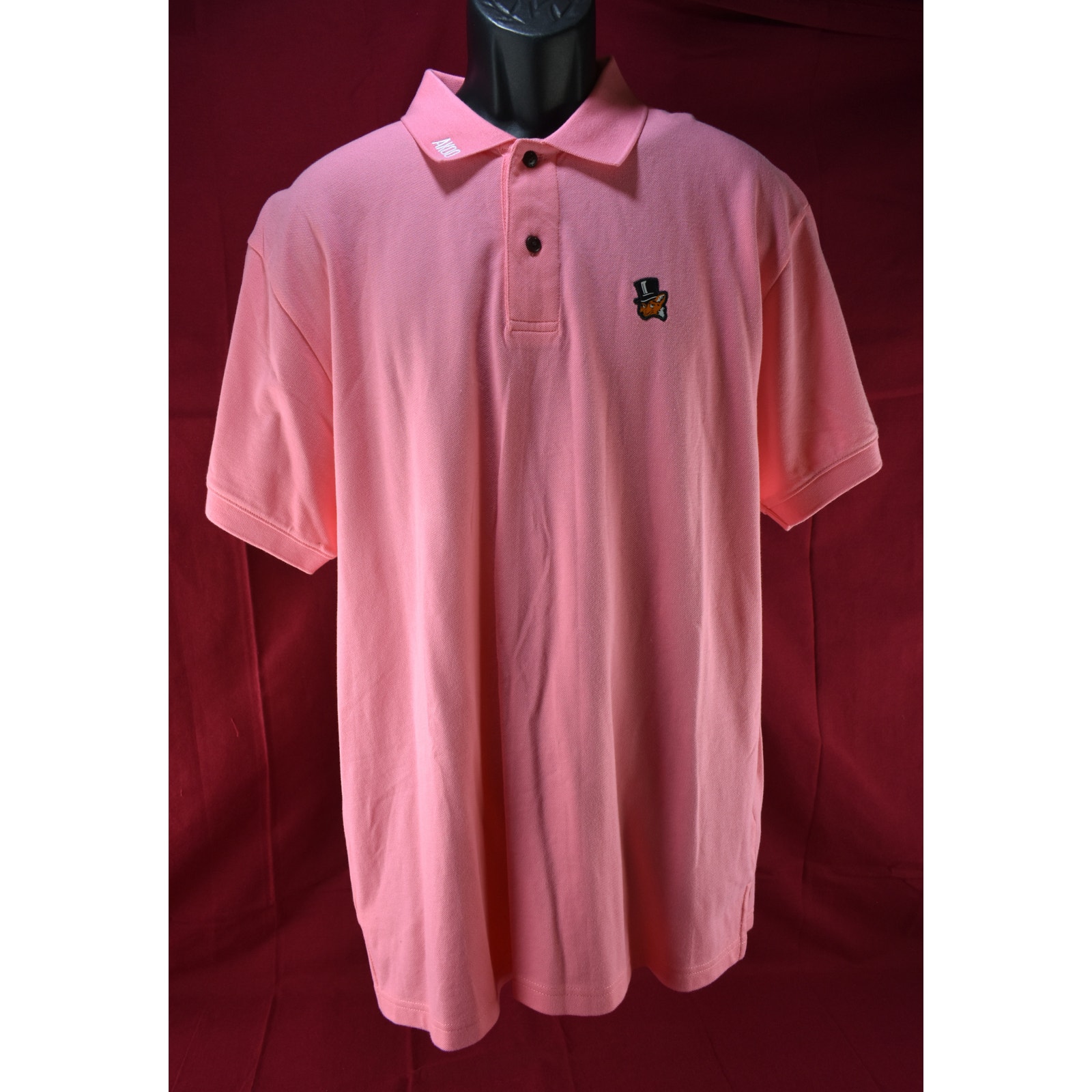 AKOO Geranium Pink Polo Fox Tophat XXL NWT