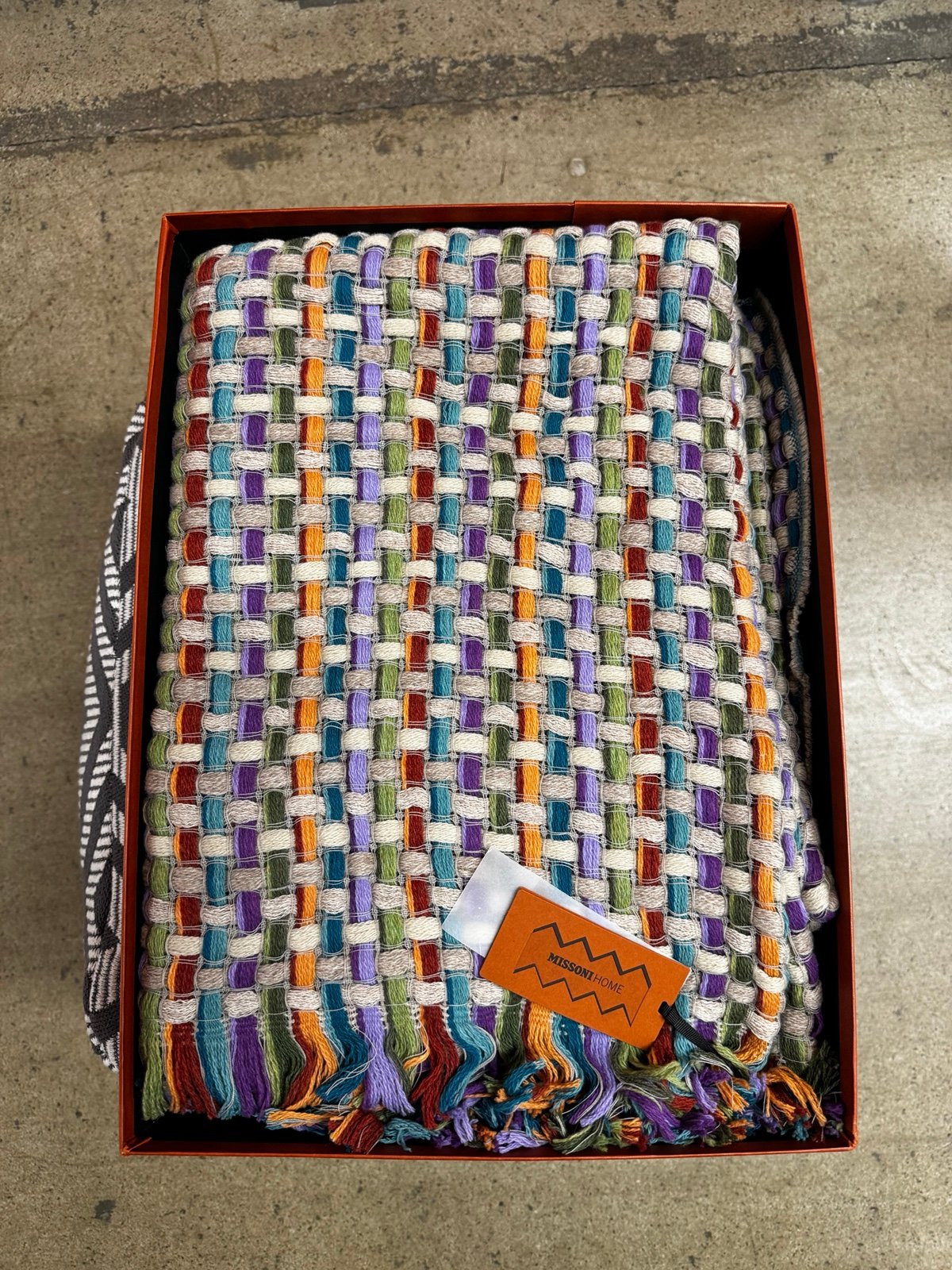 Missoni throw blanket