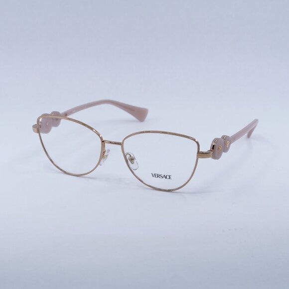 New Versace VE1284 1412 Eyeglasses - Rose Gold Frame