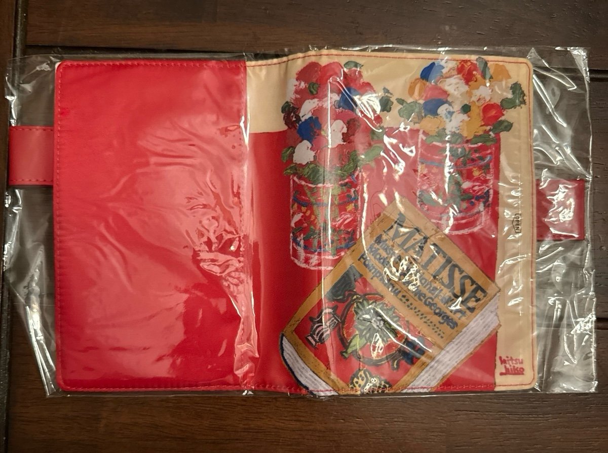 NIP Hobonichi 2018 Mitsuhiko Sasao A Book and Flowers Matisse A6 Cover
