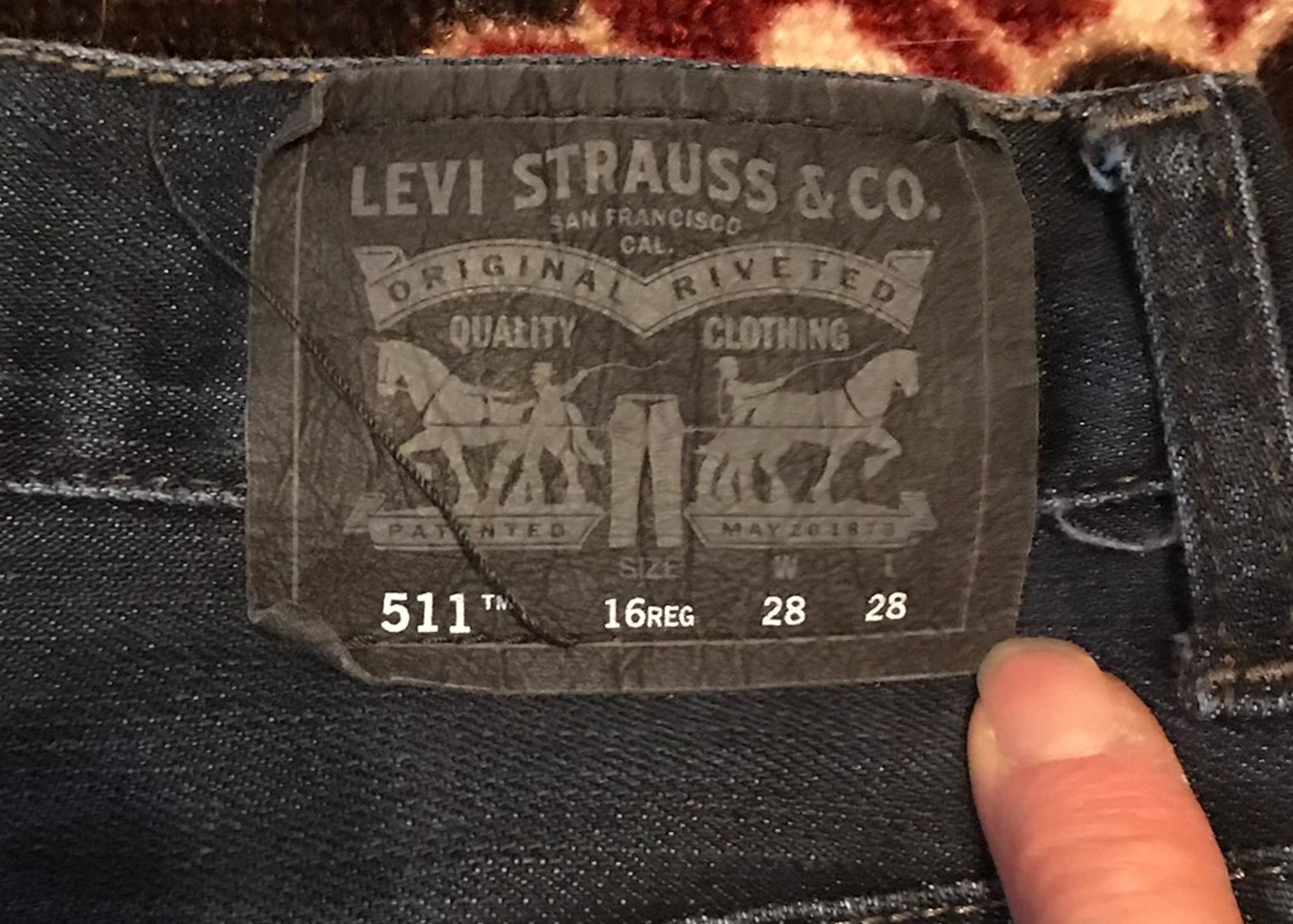 Levi's 511 men's skinny jeans