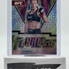 2022 Prizm UFC Joanna Jedrzejczyk Fearless Insert MOJO /25 HOF SSP