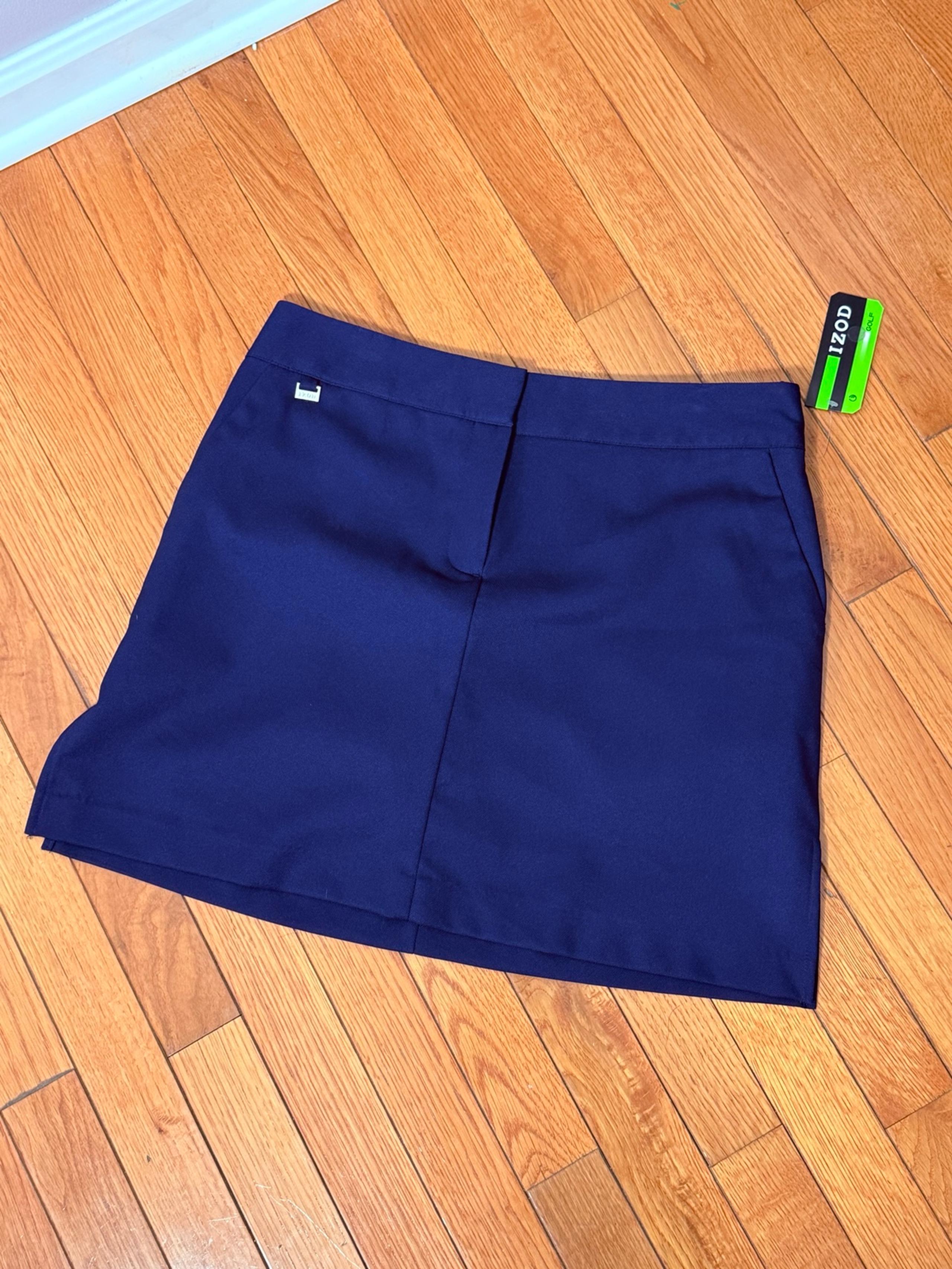 IZOD Golf Skort - Golf Skirt w/ Pockets Size 6 NEW