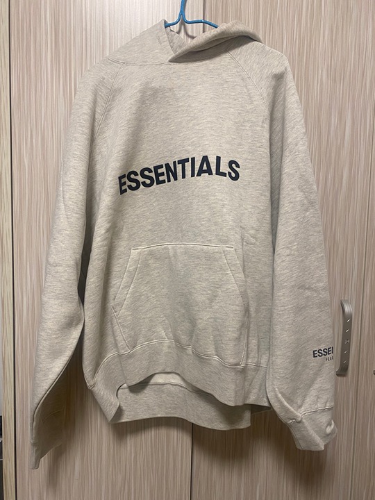 Essentials Fear Of God Hoodie ‘Light Oatmeal’ Men’s Size M