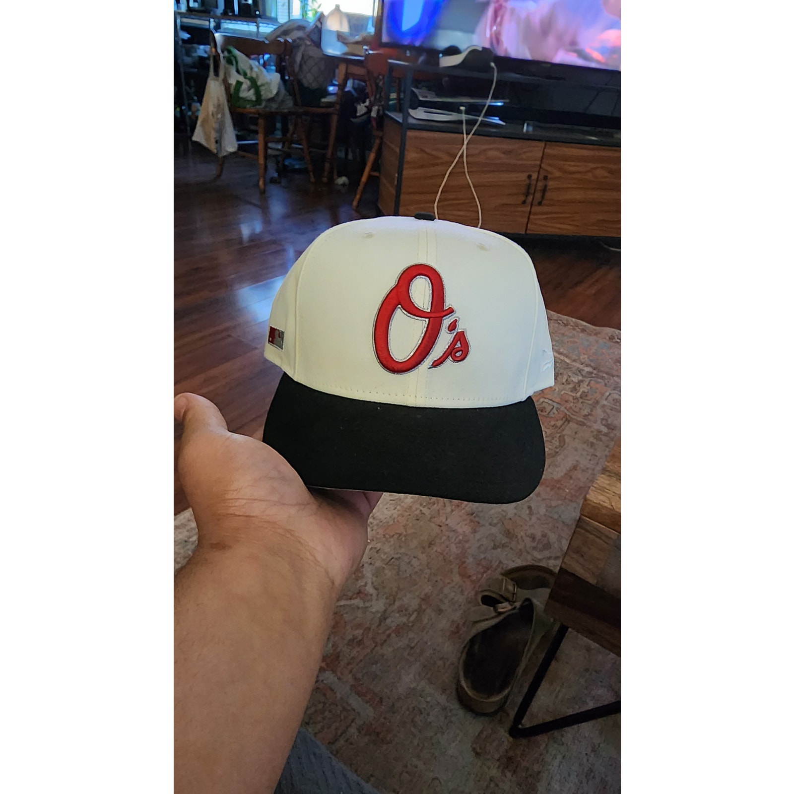 NEW ERA FITTED CAP 7 3/4 59FIFTY Baltimore Oriels Omni-man