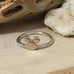 PANDORA Disney MICKEY MOUSE SILHOUETTE Silver Ring Size 6.5