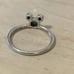 PANDORA Disney MICKEY MOUSE SILHOUETTE Silver Ring Size 6.5