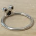PANDORA Disney MICKEY MOUSE SILHOUETTE Silver Ring Size 6.5