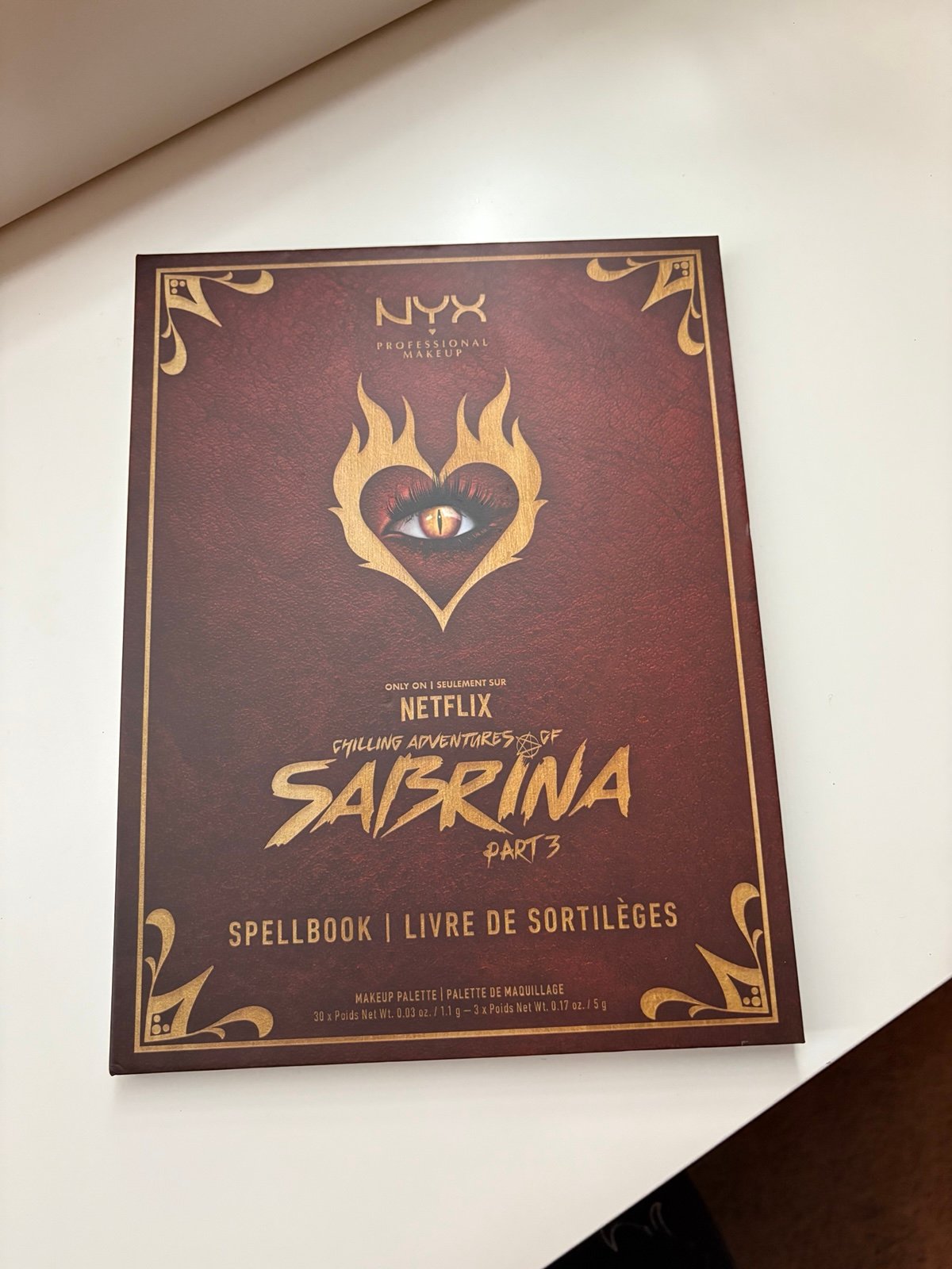 Netflix chilling adventures of Sabrina palette