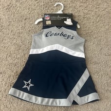 Youth Baby NFL Dallas Cowboys Baby Captain Cheerleader Dress