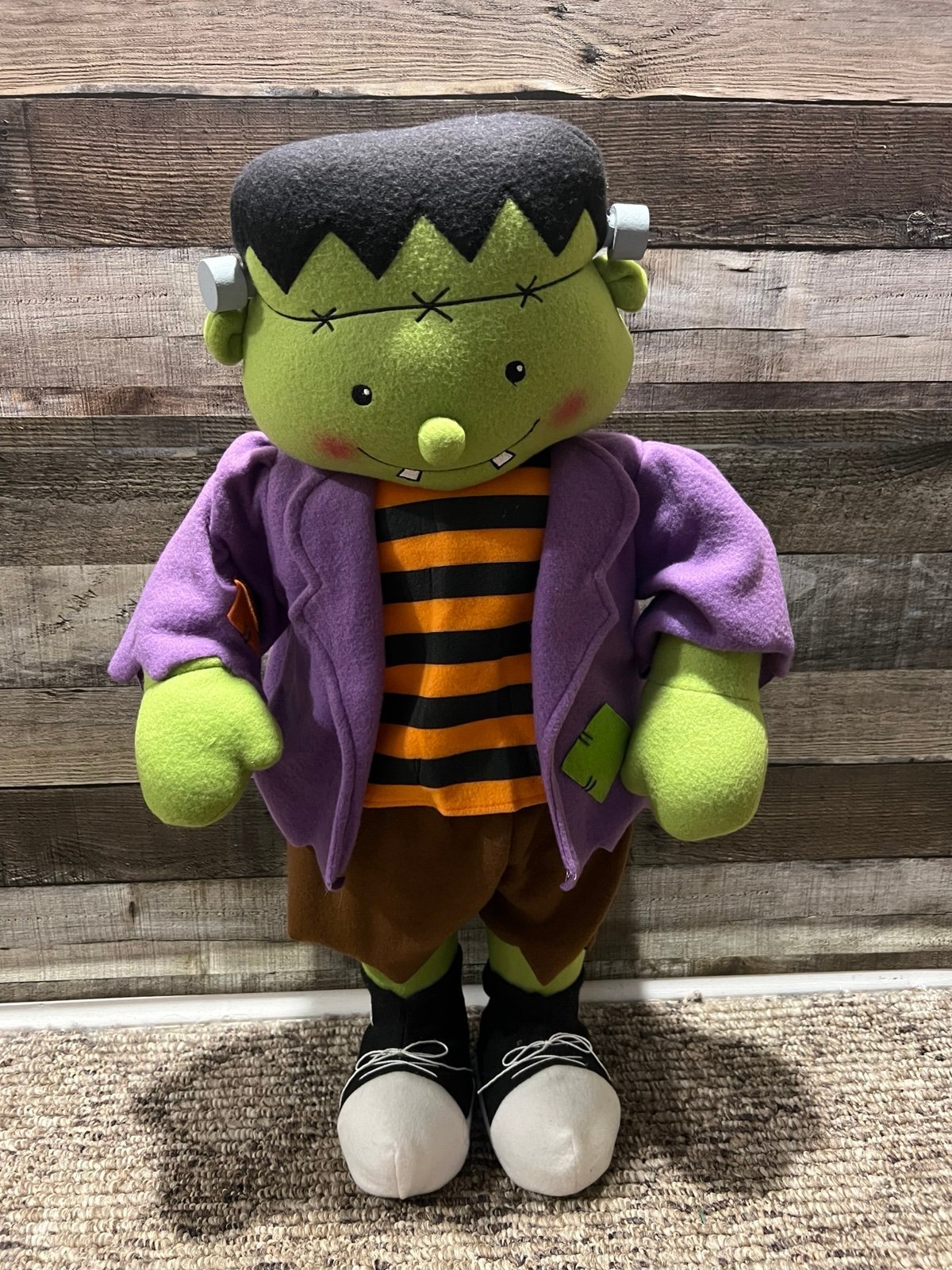 Halloween Frankenstein Plush Porch Greeters - 2Ft