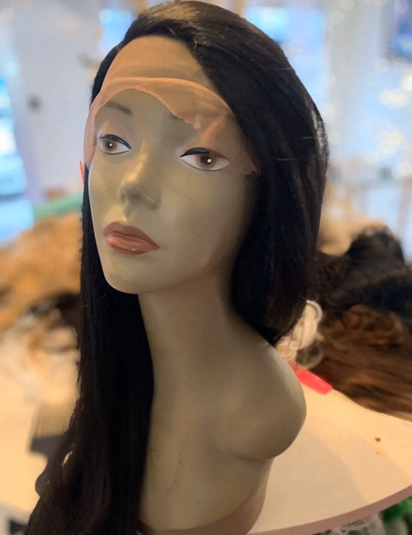 Gorgeous Black 26 Lacefront Wig - No Ma