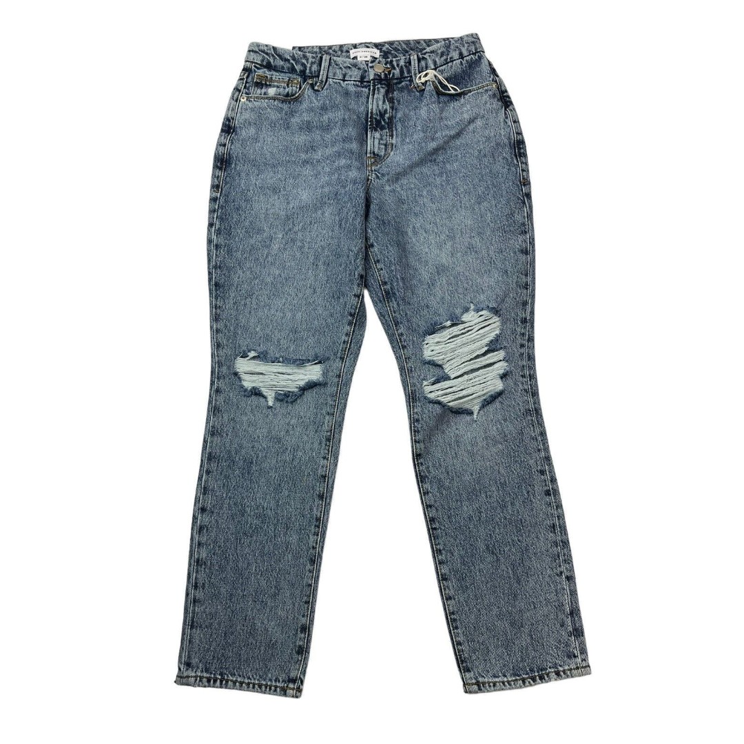 Good American Womens Size 6 Good Classic High-Rise Distressed Jeans NEW 28x27.5