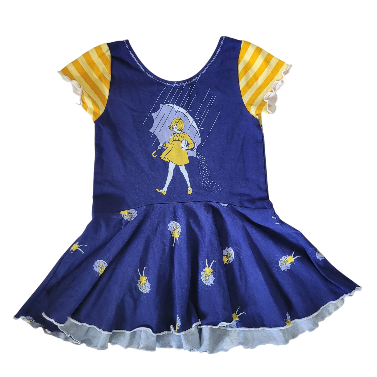 Urban Threadz Kids Morton Salt Umbrella Girl Dress