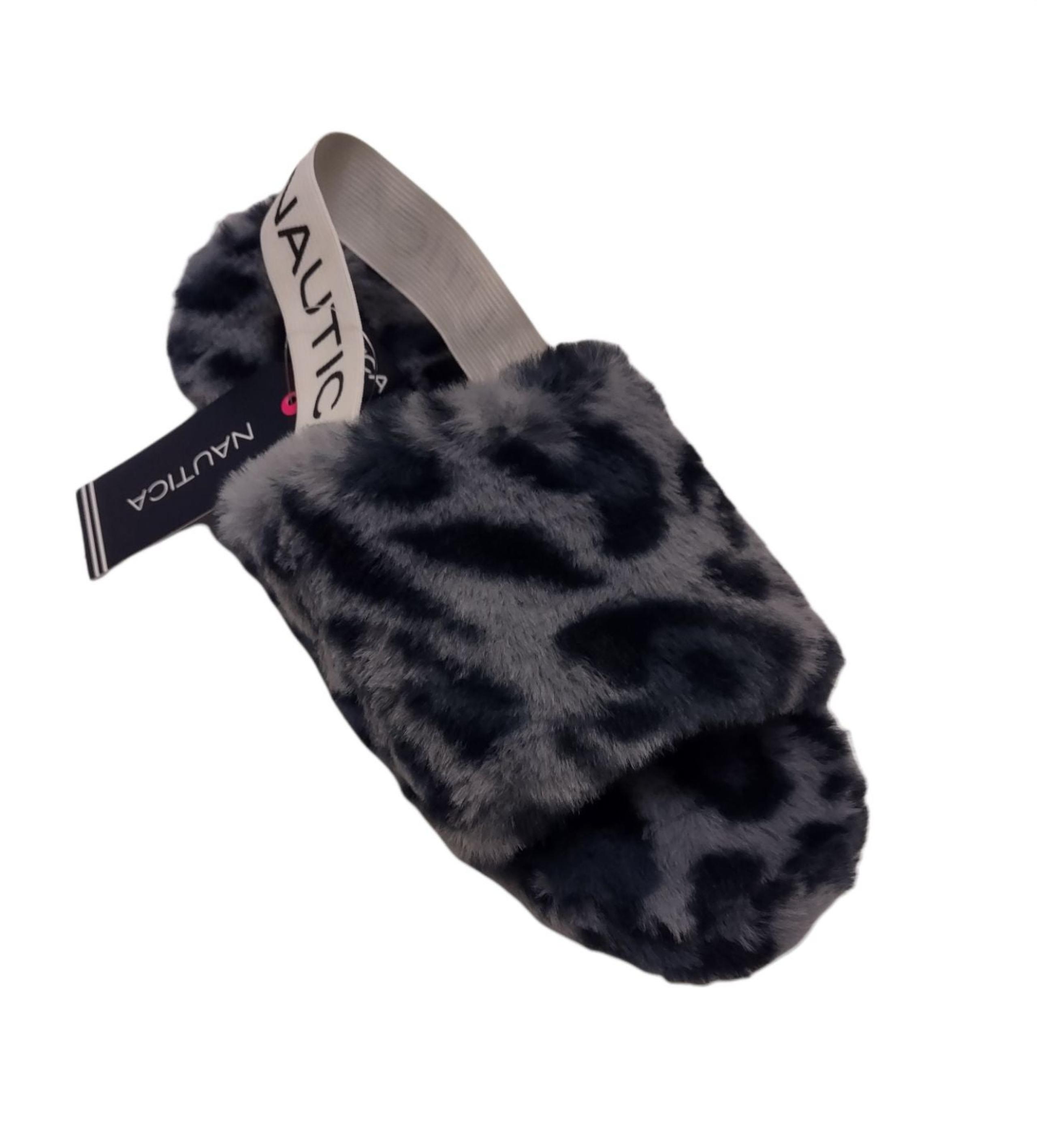 Náutica Women's Slippers New Size M, Leopard Blue