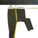 Suede olive green pants