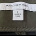 Suede olive green pants