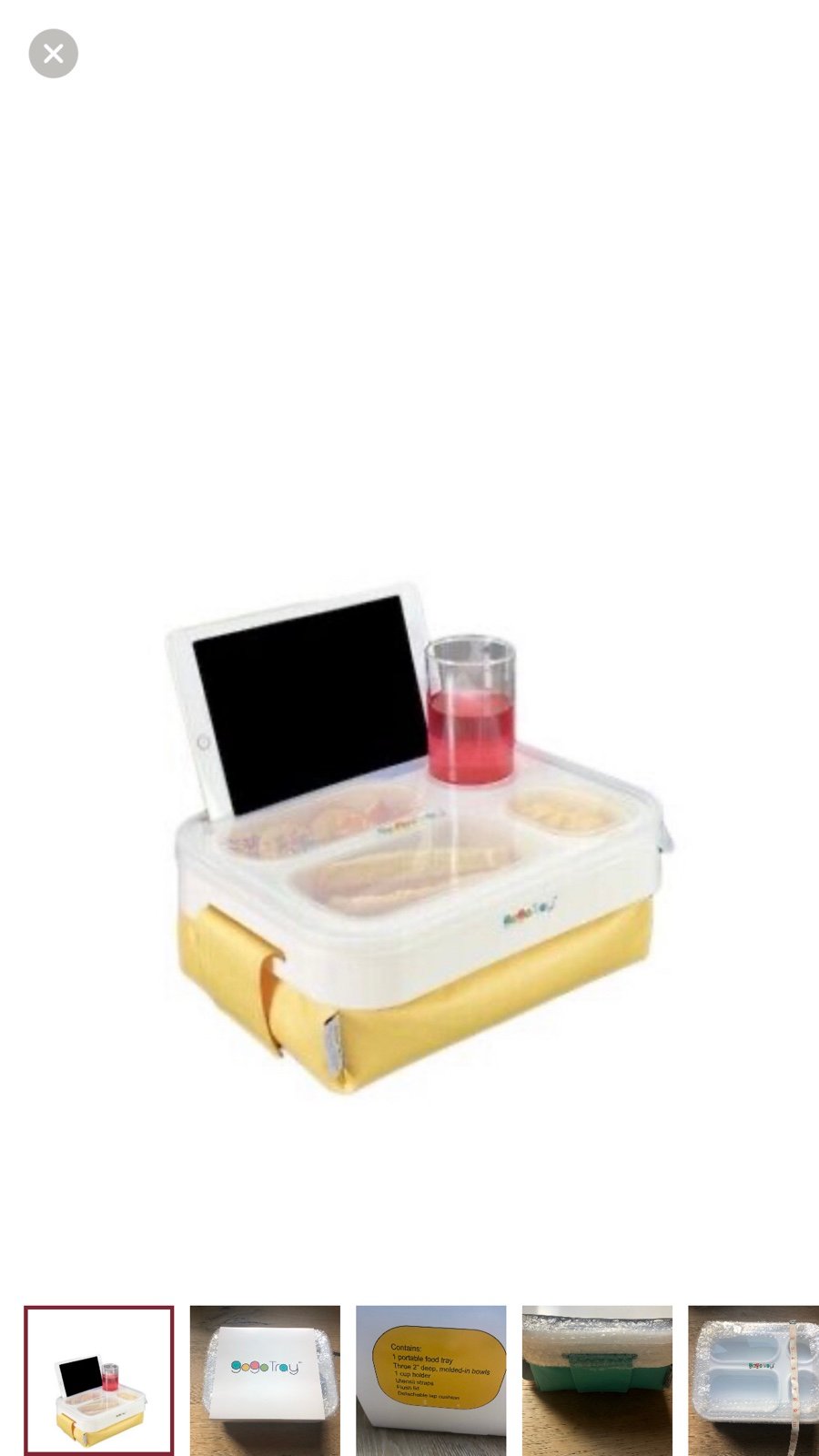 Travel kids eat tray mess free gogo tray NWT
