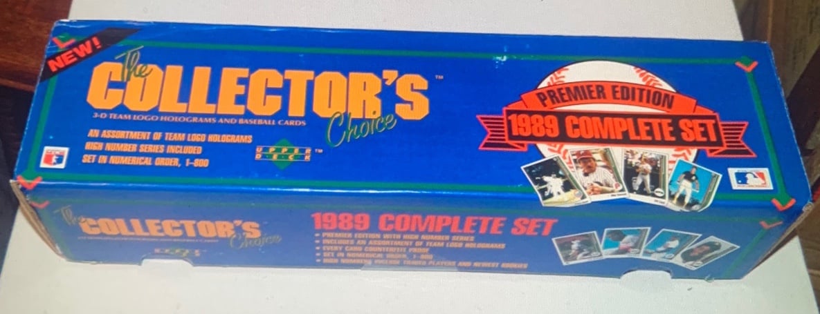 1989 Upper Deck Baseball Factory Sealed Complete Set Ken Griffey Jr Rookie