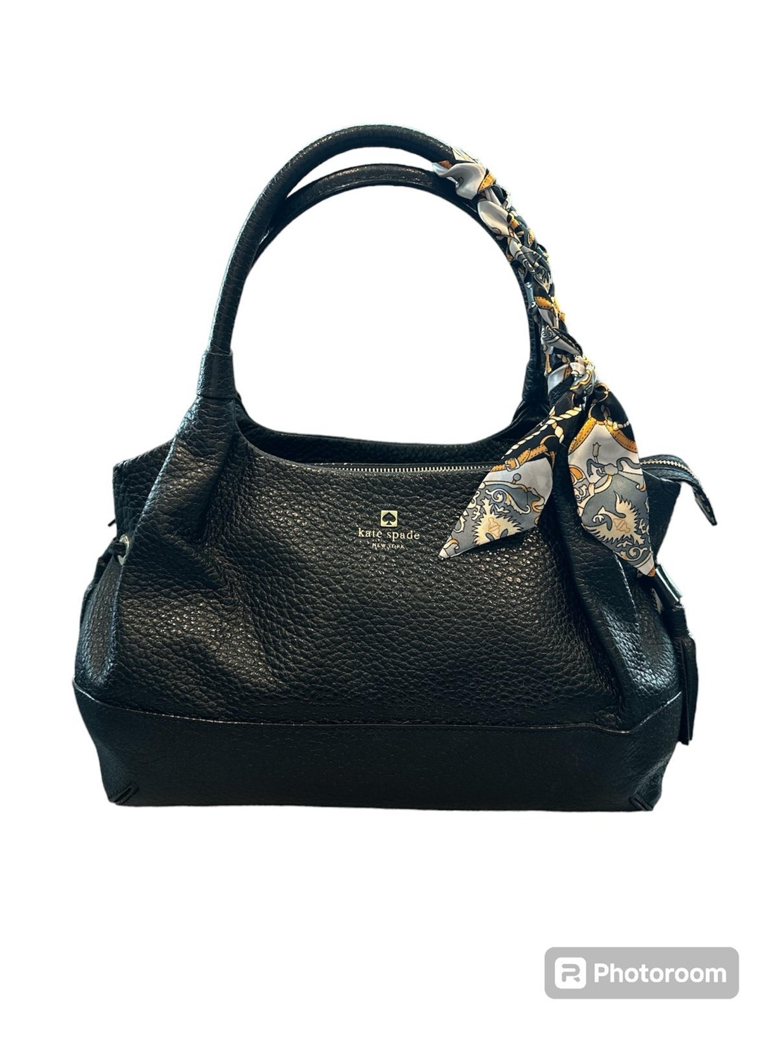 Kate Spade Black Leather Shoulder bag With Tassels
