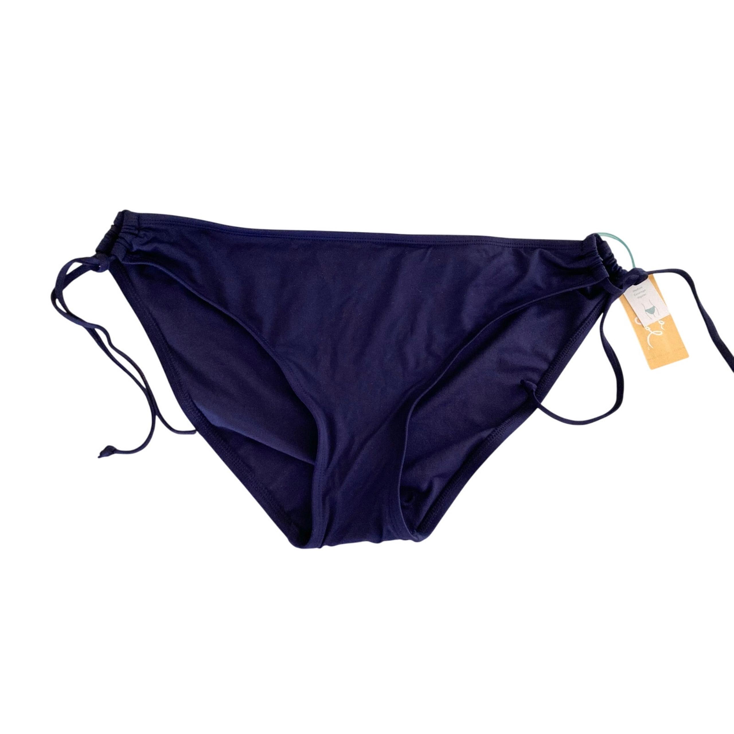 Kona Sol Women's Bikini Bottoms XL Oxford Blue Hipster NWT