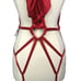 Yandy Collection Red Satin Deep Plunge Teddy - Size Small/Medium