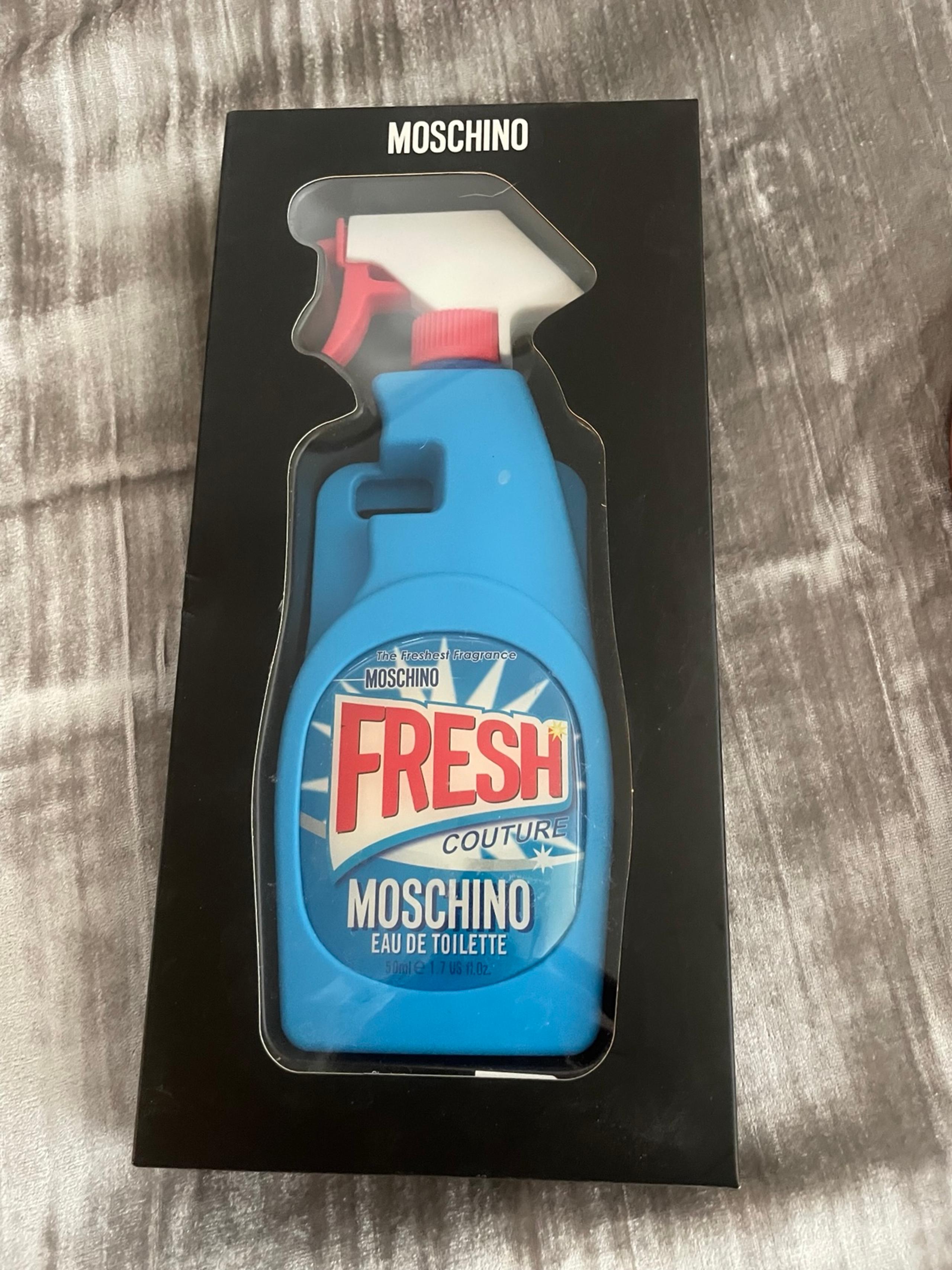 moschino spray iphone case authentic and vintage