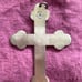 Vintage Bell Trading Post Sterling Cross Pendant With Turquoise
