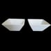 Set of 2 BIA Cordon Bleu Basic White Square Soup Cereal Bowl 6 x 6